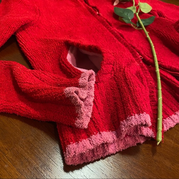 Bluenotes jeanswear red & pink sweater size S - Picture 9 of 10